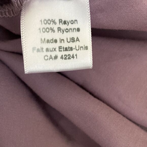 STARK X Stunning Sleeveless Satin Tulip Maxi Dress in Lavender Purple size XS - Picture 13 of 13